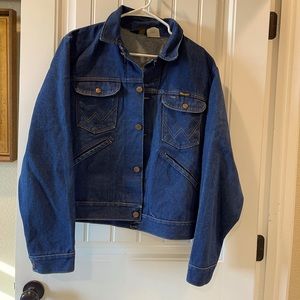 Vintage Wrangler Cowboy Denim Jacket